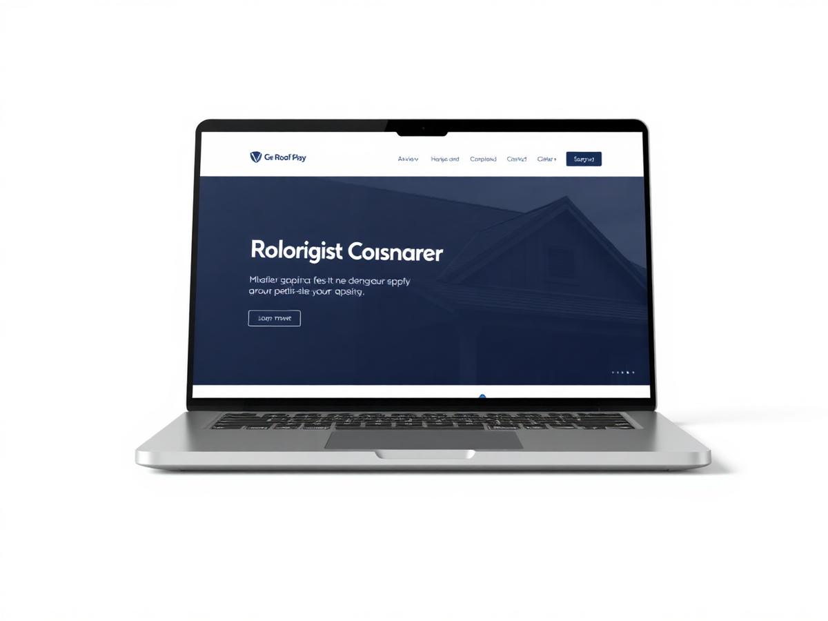 Summit Roofing Co. website mockup